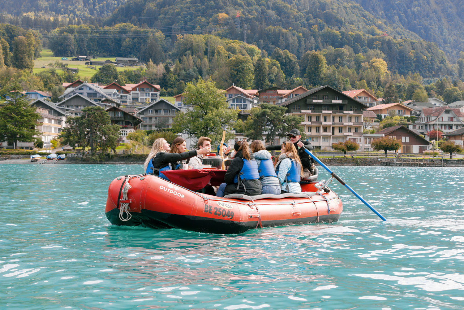 Schoggi-Fondue Float