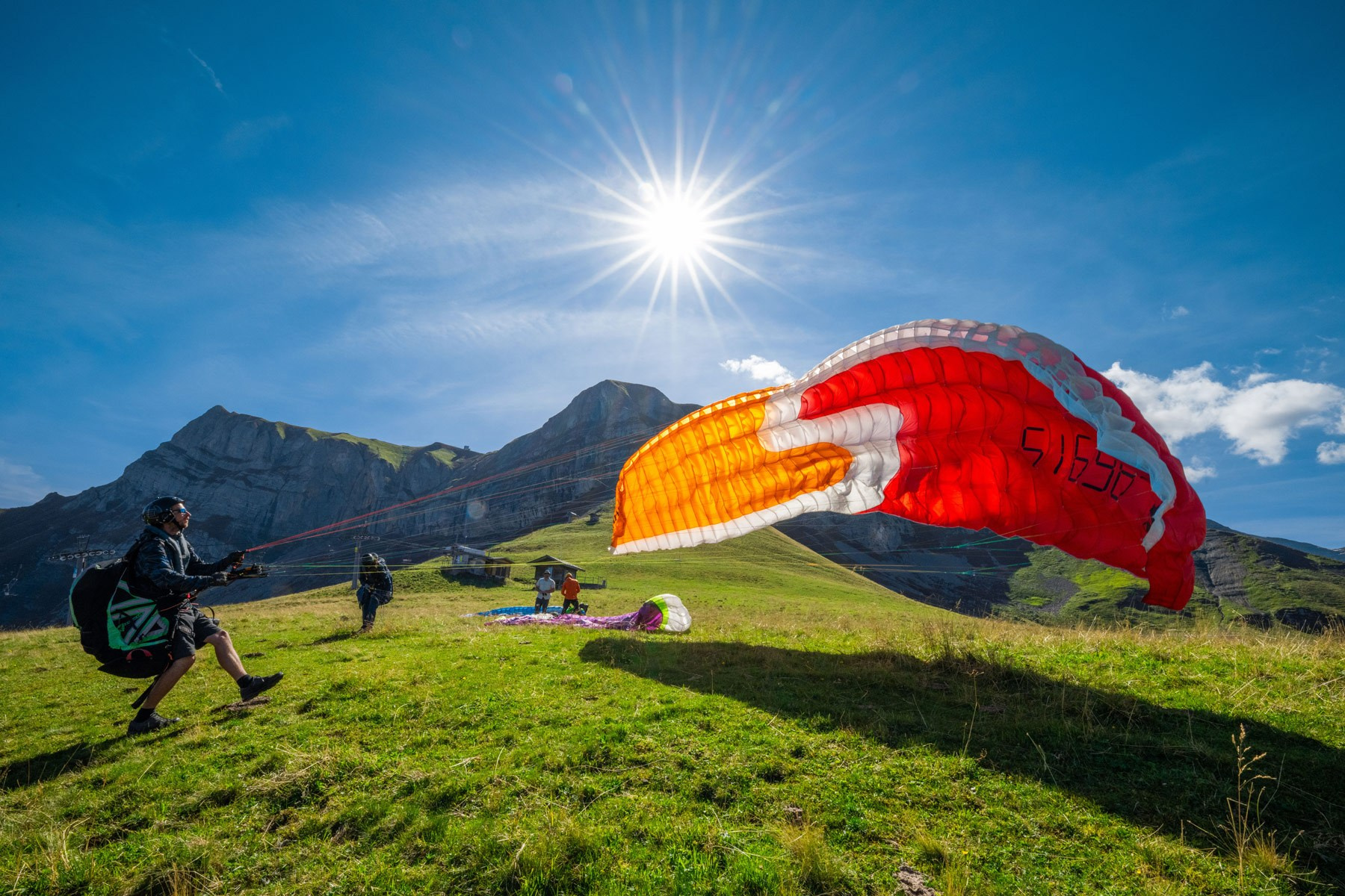 Gleitschirm Startplatz Windegg