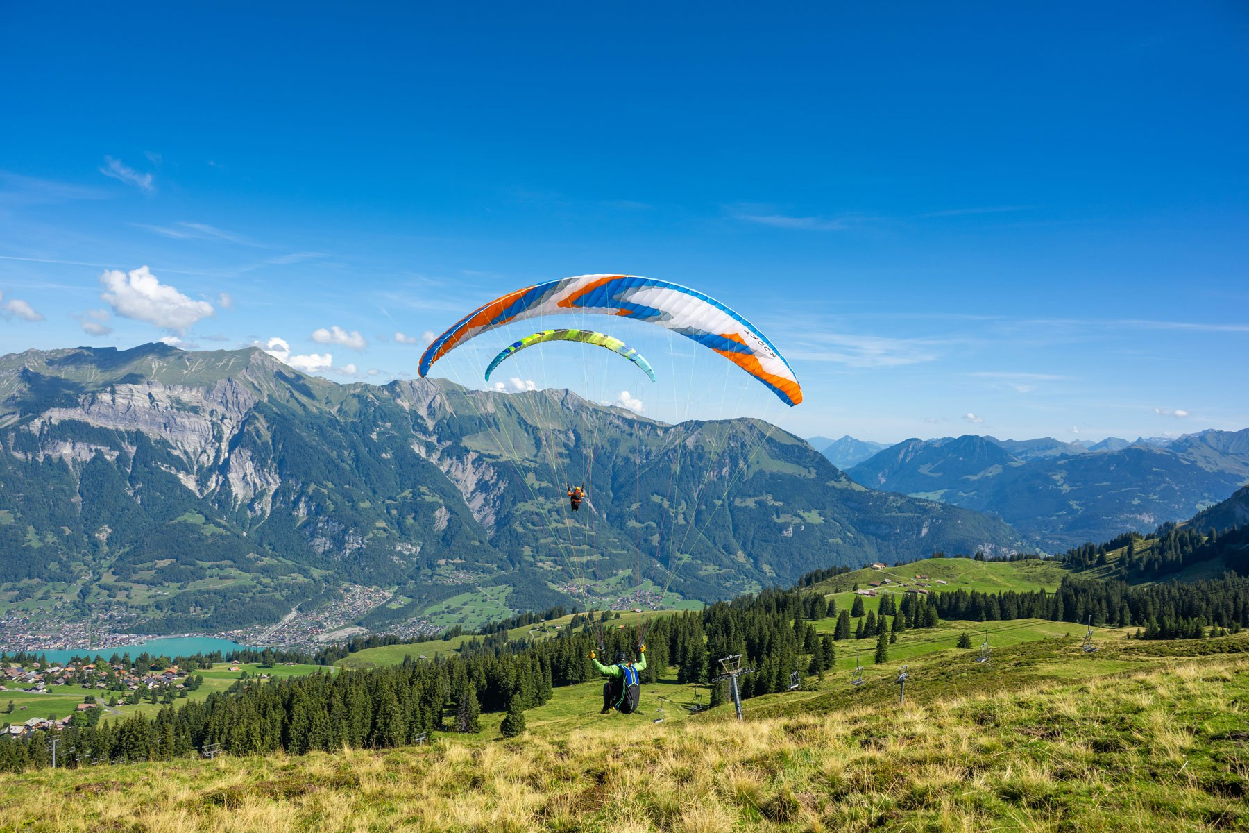 Gleitschirm Startplatz Windegg