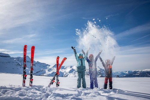 Skifahren axalp kinder