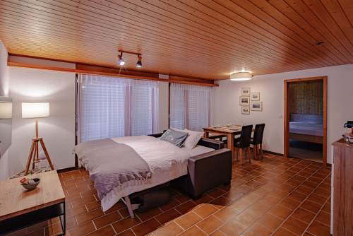 Studio gartenterrasse bett